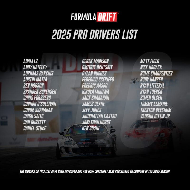 Formula Drift 2025 Driver List Drifting Today 481712469 N 800x800