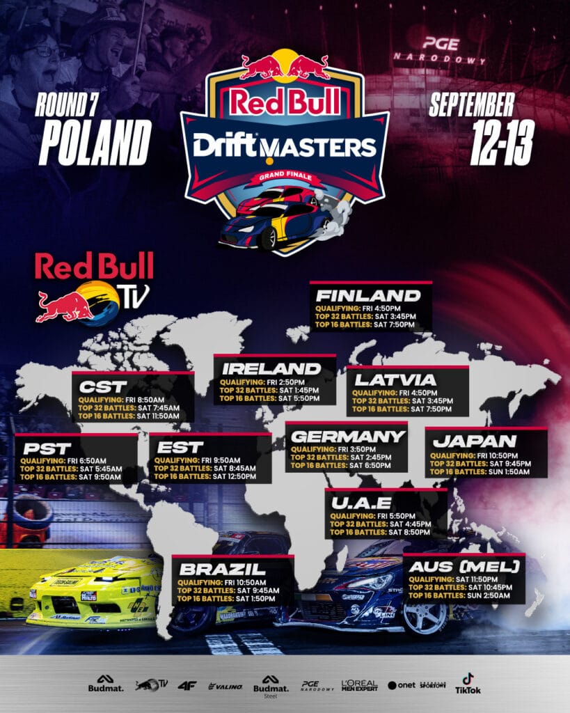 Drift Masters schedule